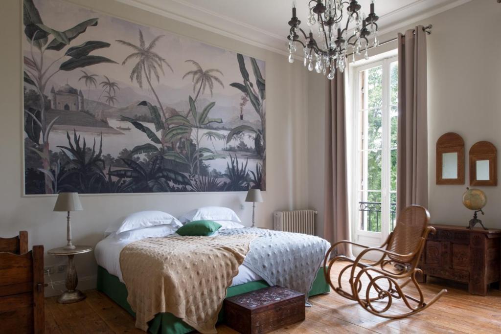 Bright bedroom at Sources de Caudalie hotel
